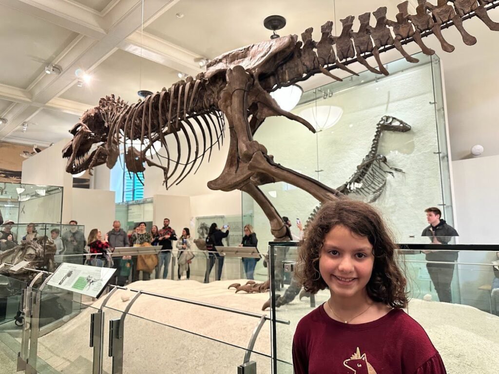 Girl from Adventurous Tastes at American Museum of Natural History