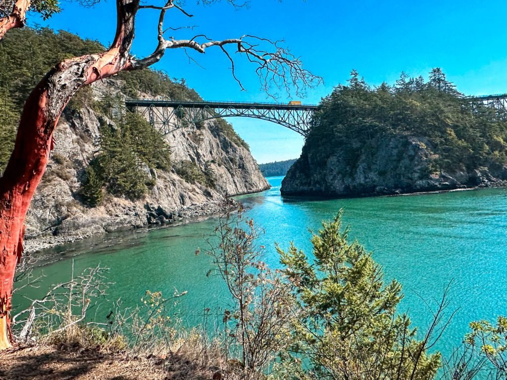 Deception Pass on Washington's Whidbey Island near Seattle